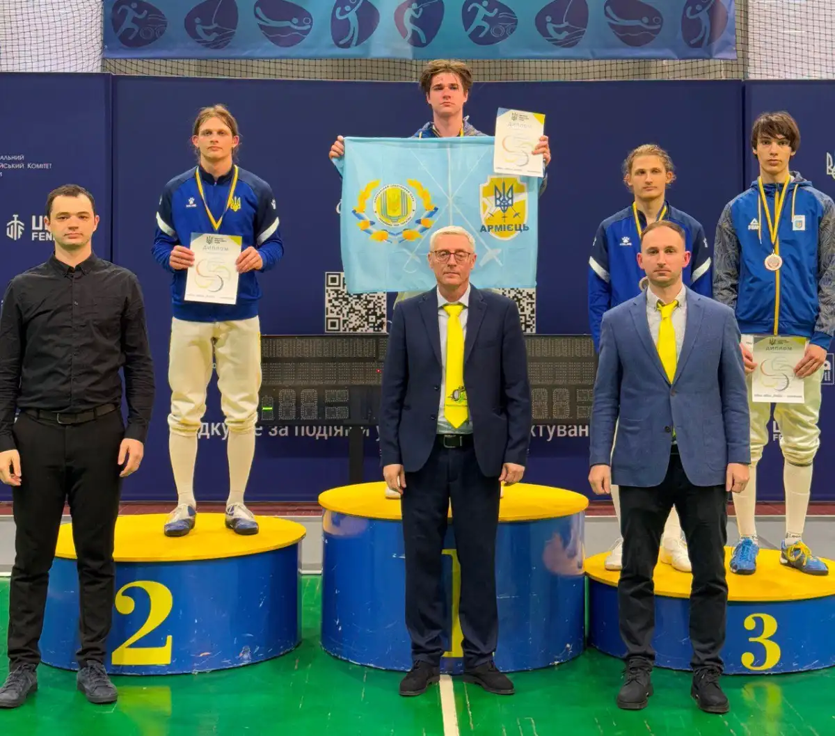 П’ять медалей за два дні: миколаївські рапіристи блиснули на чемпіонаті України