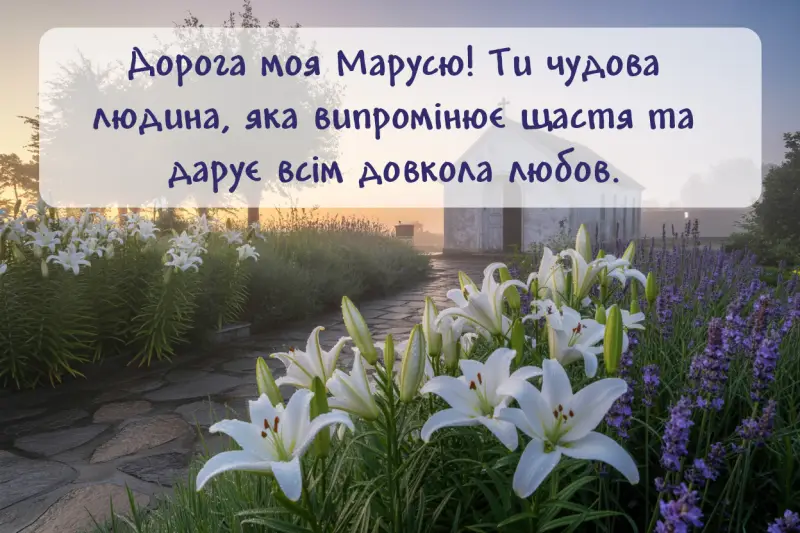 Привітання з днем ангела Марії