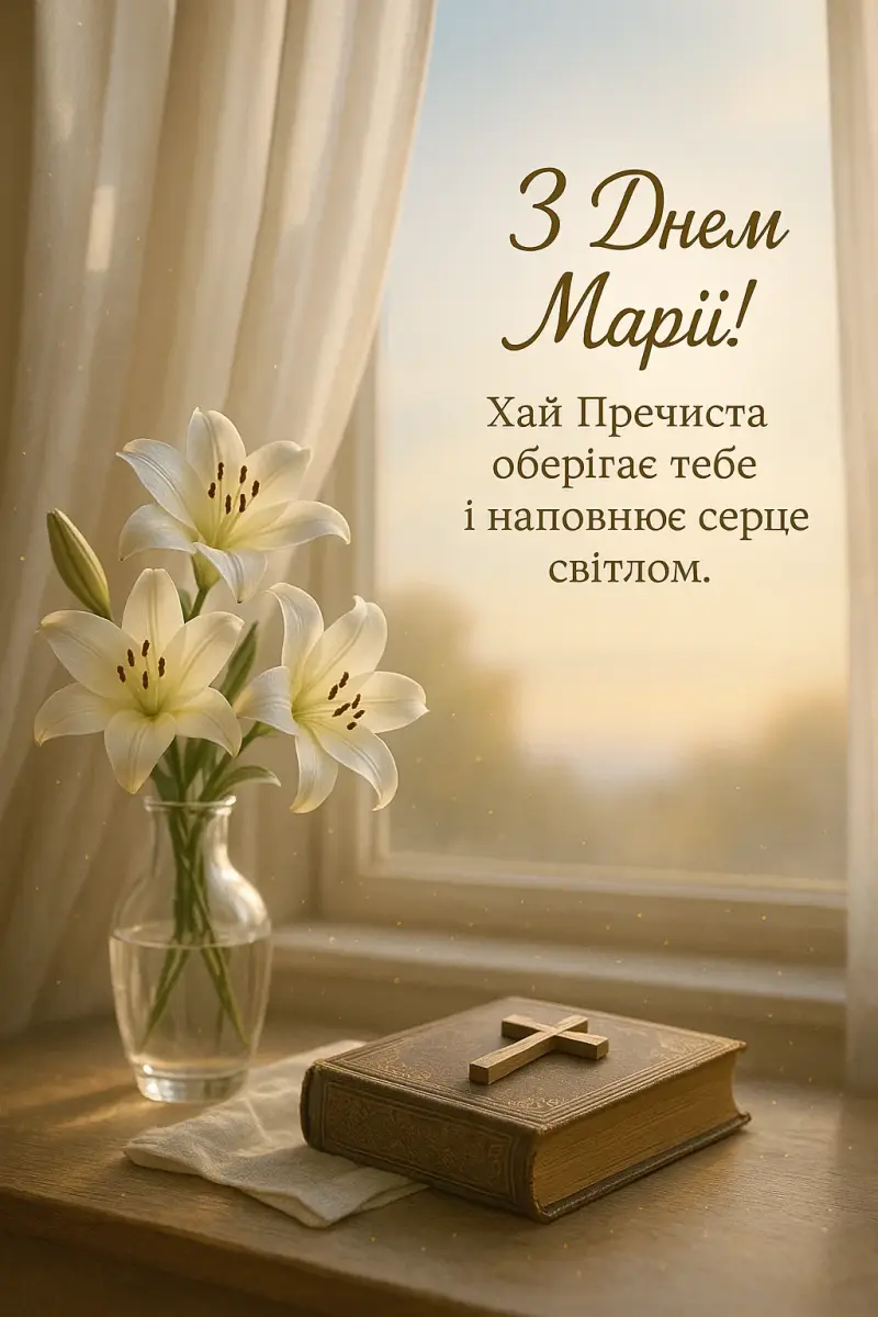 Привітання з днем ангела Марії