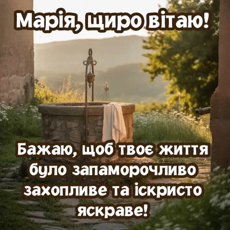 Привітання з днем ангела Марії