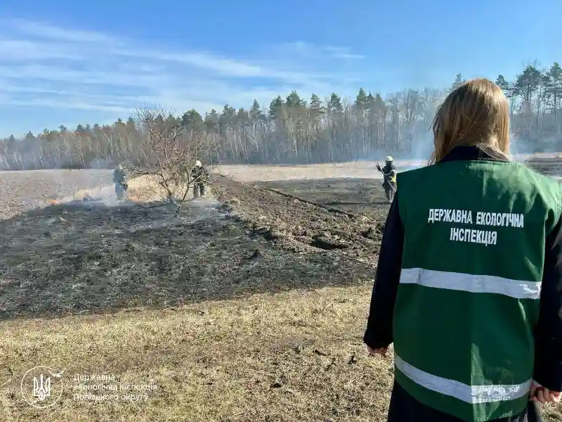 Пожежі на Миколаївщині: майже 17 мільйонів гривень екологічних втрат лише за червень